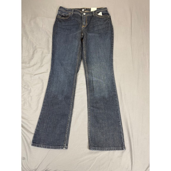 a.n.a A New Approach Denim - ana A New Approach Womens Bootcut Jeans 10 Indigo Dark Wash Stretch 844-5280